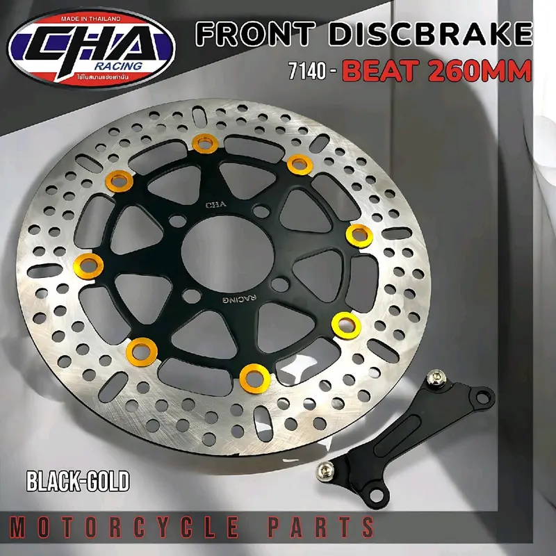 Cakram Depan 260mm | Piringan Racing 260 + Breket Beat Vario Scoopy Motorcycle 3
