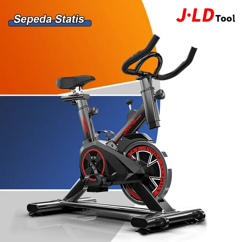 Sepeda Statis JLD Spinning Bike NOMOR Alat Fitness Hitam