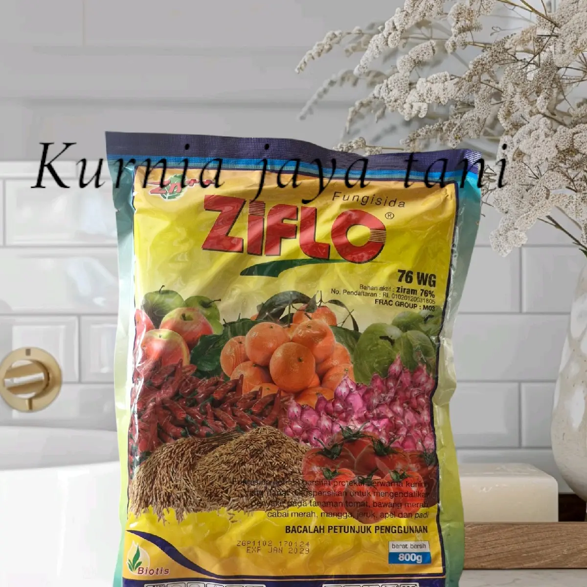 Fungisida ZIFLO 76 wg penyakit bercak