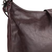 Gambar Urban State - Distressed Leather Hobo Small Crossbody Bag - Dark Brown - Dark Brown, Standar dari Urban State Kota Bogor 4 Tokopedia