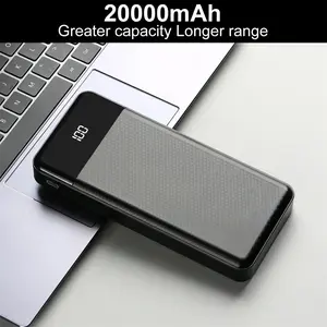 ConnectFit DIY Power Bank Case 8x18650 2 USB LED Display - Q8 - Black