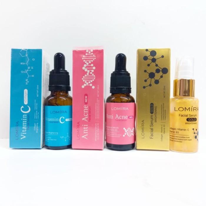 Lomira Serum Wajah Vitamin C Collagen/Gold/Acne Terbaru 0