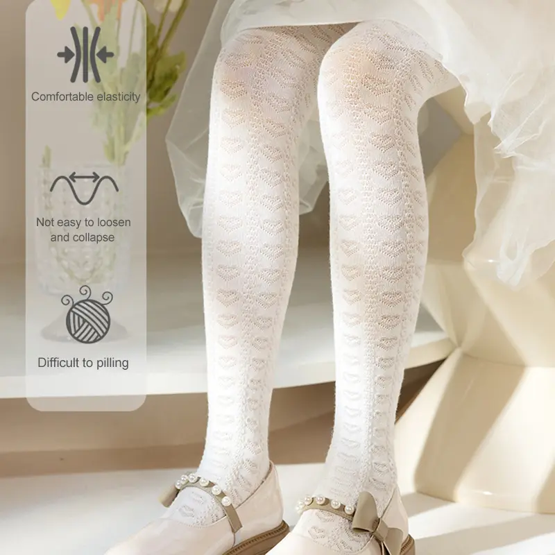Summer New Children's Mesh Bottom Pants for Girls Thin Breathable Outwear Hoodie Socks