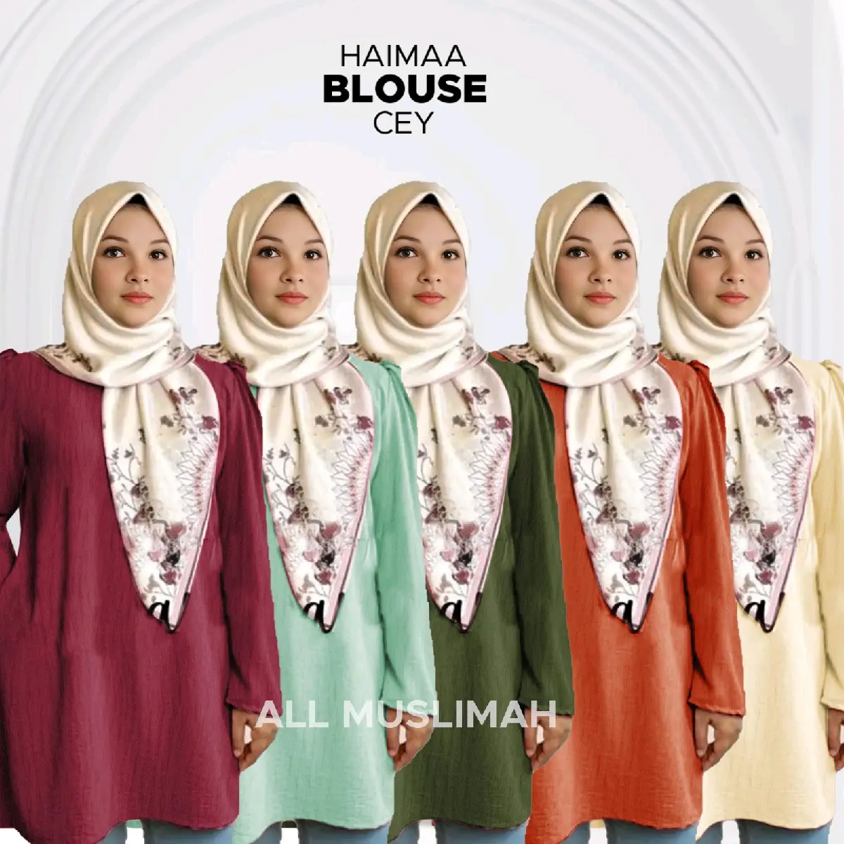 HAIMAA BAJU BLOUS CEY MATERIAL.