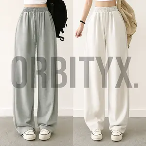 OR - Sweatpants Loose Highwaist Celana Panjang Daily Wanita Nyaman Soft Lembut Tebal