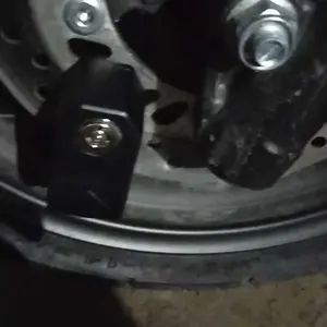 Alarm Gembok Motor Anti Maling Disc Lock Kunci Rem Cakram Waterproof Bahan Metal Kuat Aman Tahan Air & Serbaguna