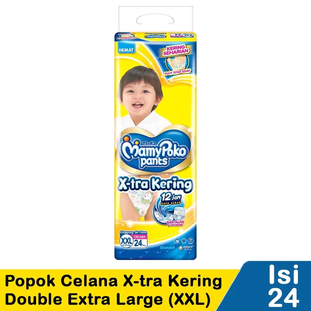 [ Promo 1 ball ] Mamy Poko extra kering S38 / M32 / L28 / XL26 / XXl 24 murah meriah ... popok bayi