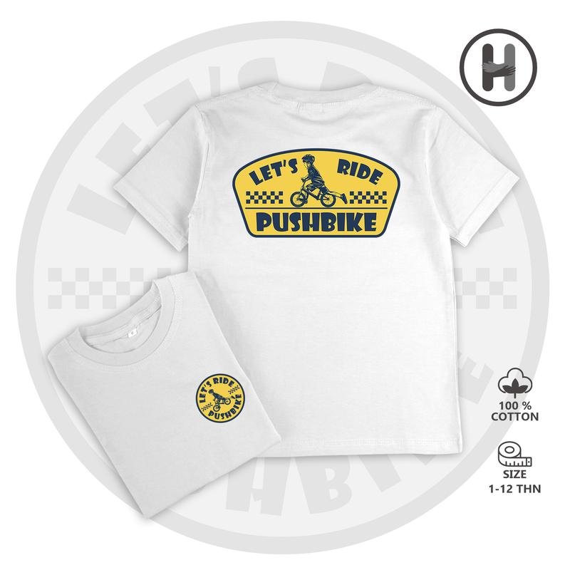 kaos anak/baju anak/kaos anak premium/motif balance bike 7