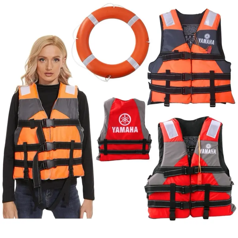 NFT YAMAHA LIFE VEST SAFETY JACKET OUTDOOR SPORT / FISHING JAKET KESELAMATAN Life Buoy Ring 2.5Kg Safety Buoy Ring