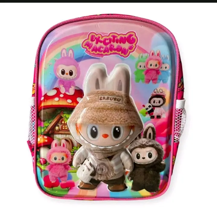 tas ransel anak TK pud model embos timbul lampu LED Fashion 0