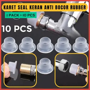 10 PCS Karet Seal Keran Anti Bocor Gasket Rubber Pengganti Seal Tape Kran Air Kamar Mandi