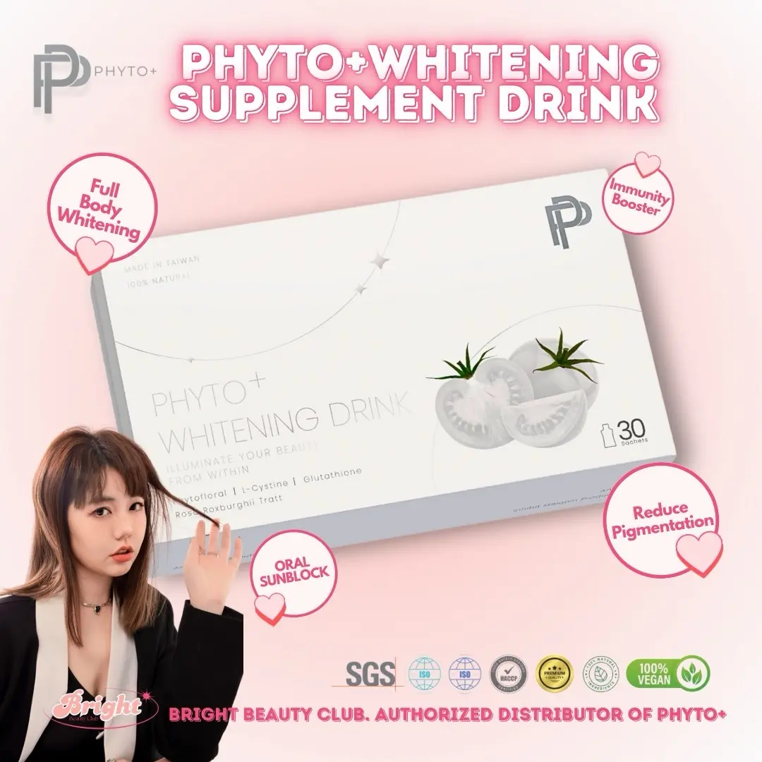 PHYTO+ phytoplus Beauty Whitening Supplement Drink | instock | ship from sg | fast dispatch | all Natural Vegan
