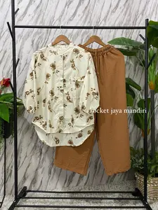 RJM - Oneset Ivana Motif Tunik Setelan Wanita | Setelan Wanita