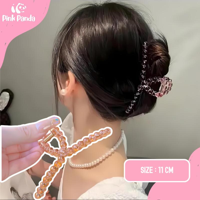 Paket Jepitan Rambut Korea Aesthetic 80pcs Paket Usaha Aksessoris Rambut Wanita Bahan Plastik Free Ikat Rambut 3