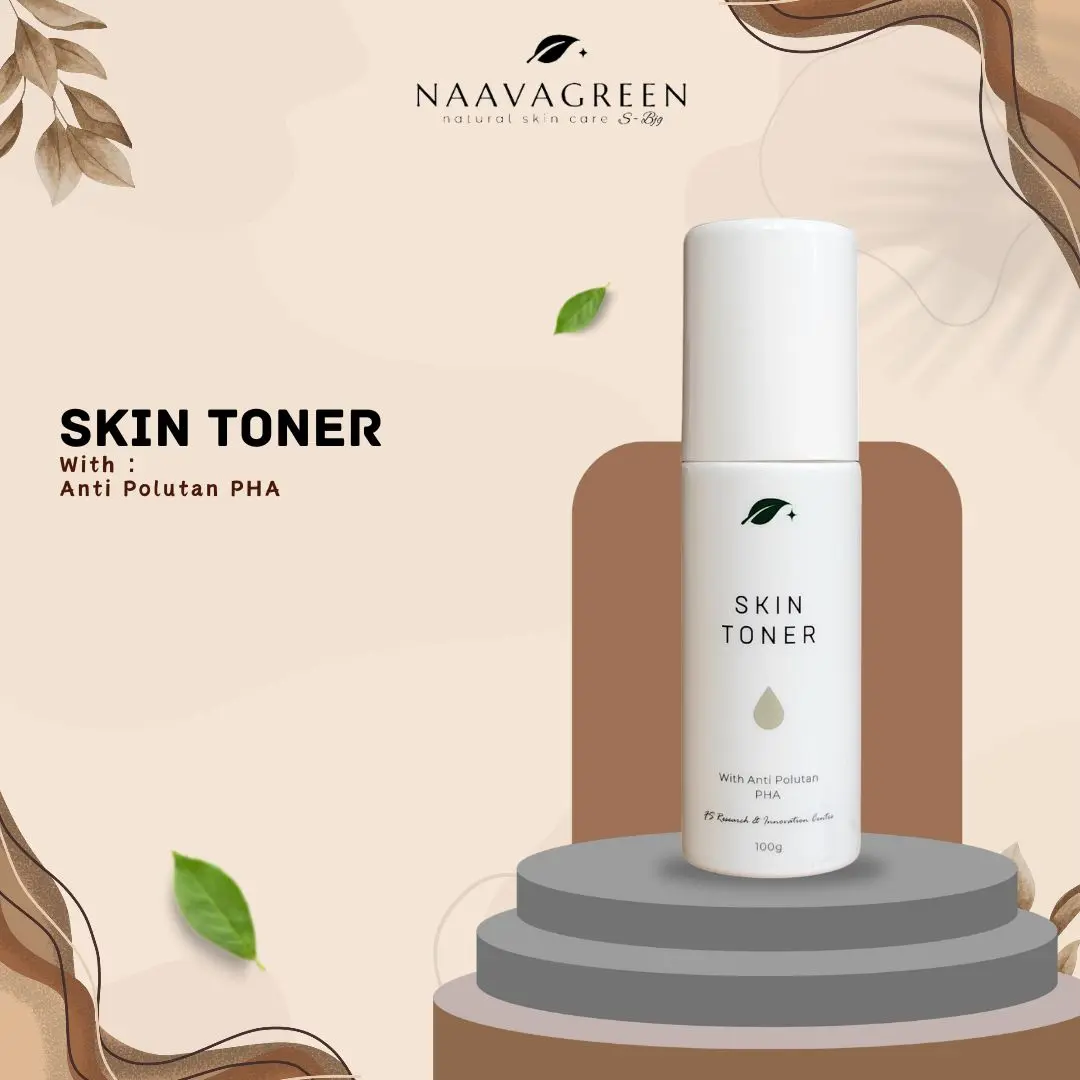 NAAVAGREEN Skin Toner - Membersihkan wajah, memaksimalkan penyerapan cream dan menghidrasi kulit