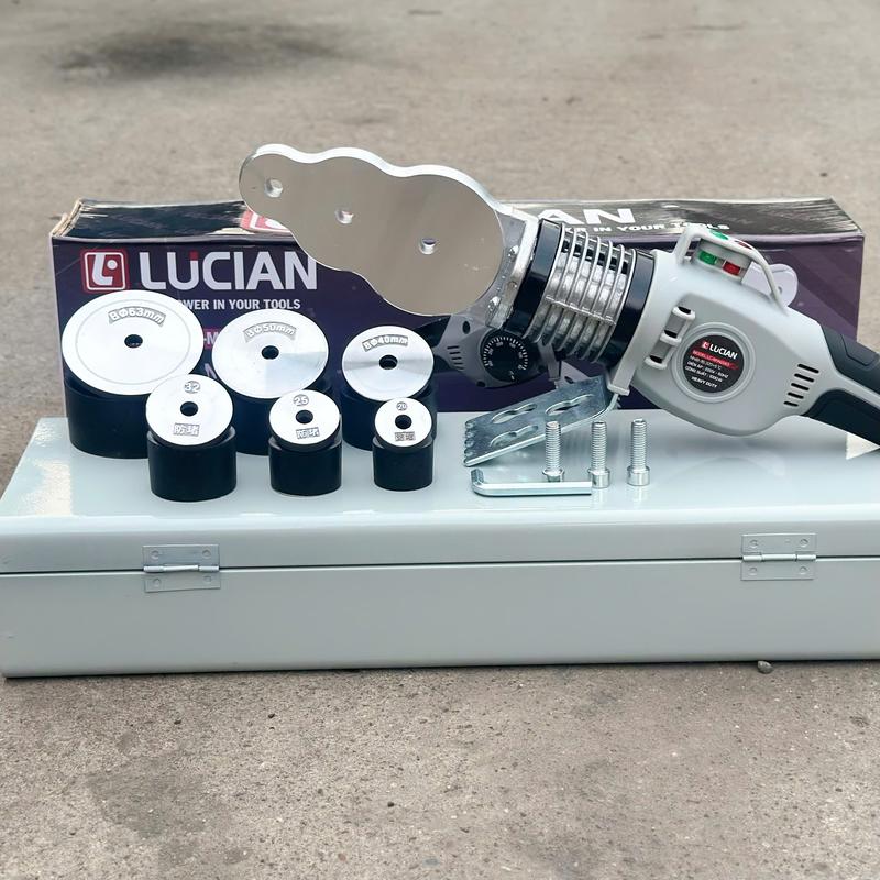 Máy Hàn Nhiệt Ống Nước PPR LUCIAN LC-MHN2063 – Công Suất 1000W – Nhiệt Độ Ổn Định 320°C – Hàn Ống 20–63mm