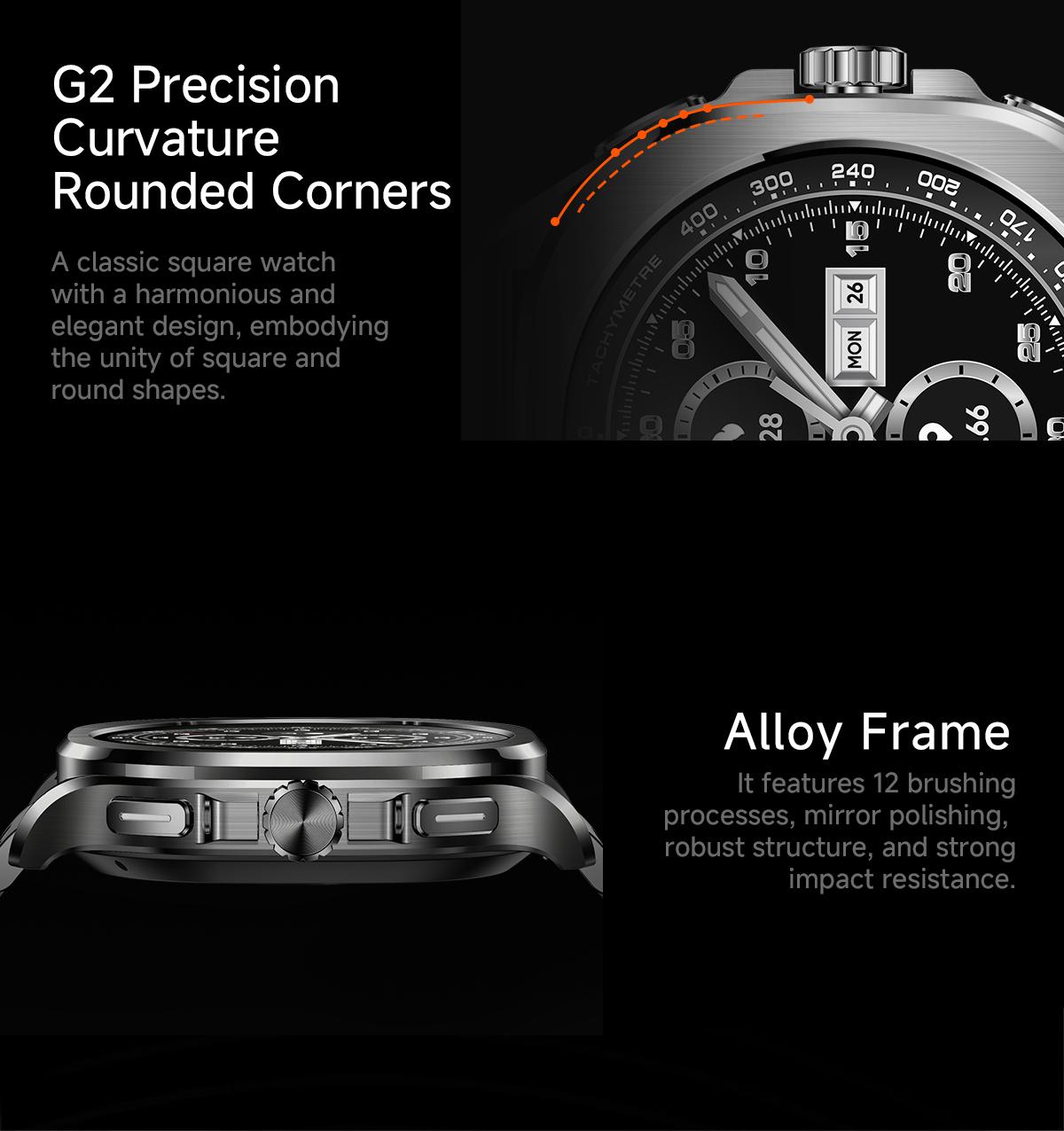 Aolon Cube AGPS Whatsapp Reply Jam Tangan Pintar Pria Layar AMOLED 1ATM Tahan Air 140 Mode Olahraga & Sensor Denyut Jantung Generasi Ketiga Smartwatch