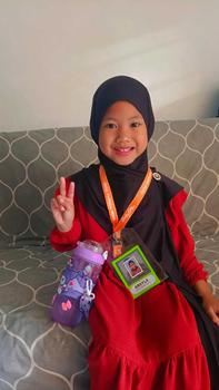 Product Review of Dungdungkids Jilbab Anak Instan Segitiga 2 - 9 Tahun from N**a 2