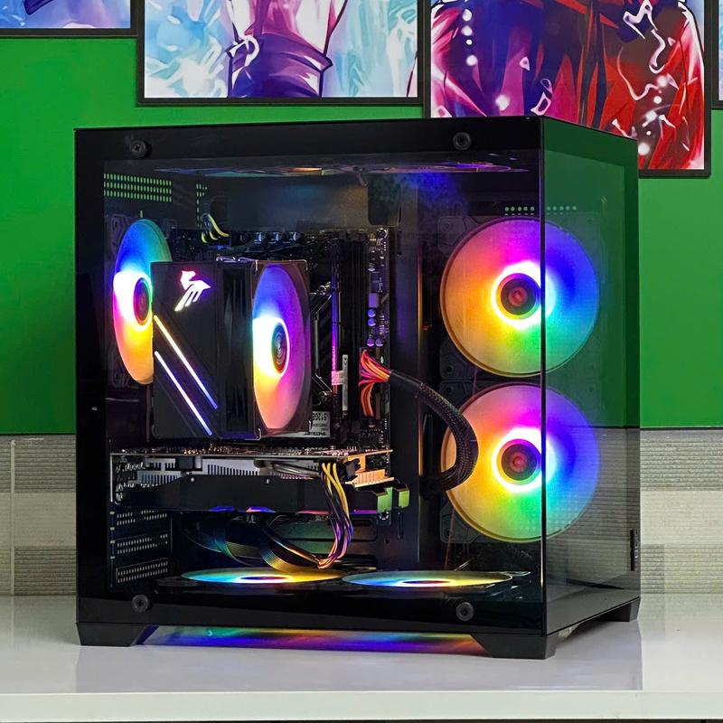 Máy PC Gaming giá rẻ B760M-K I3 12100F RAM 16GB SSD 256Gb RX580 8Gb