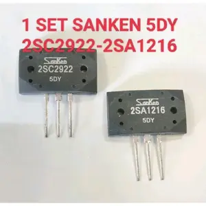 Transistor Sanken 5DY 2SC2922/ 2SA1216 RRT Tidak Nempel Magnet