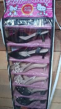 Product Review of HSO RAK SEPATU 9 susun Resleting- Rak Sepatu Gantung Penyimpanan from s**e 0