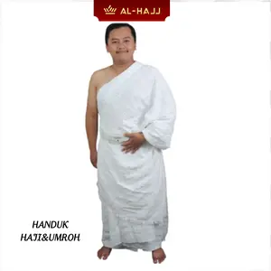 AL HAJJ Kain Ihram Pria Handuk Haji Set Perlengkapan Haji dan Umroh