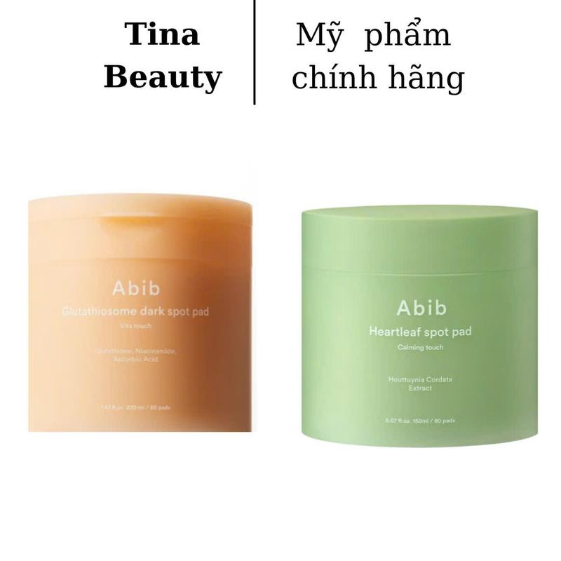  Toner Pad Dưỡng Sáng,Làm Dịu Da Abib Glutathione Cam và Xanh 