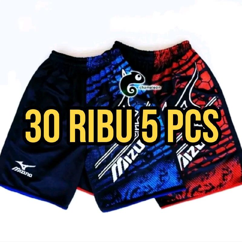 Celana Mizuno Motif 30 ribu 5 pcs Pria dan Wanita Olahraga Sport voly Kolor 0