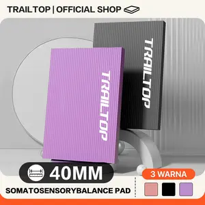 Trailtop Balance Pad NBR Matras Olahraga Ab Wheel Roller Matras Lutut Tebal 4cm