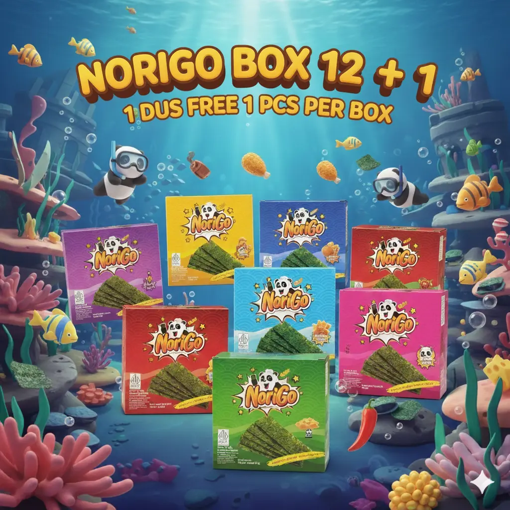 SNACK RUMPUT LAUT - NORIGO DUS ( ISI 5 box )
