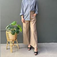 Gambar Kulot Twill Cotton By Lezahrasignature | Celana Panjang Wanita Loose Formal | High Waist Pants - ABU TUA, M dari LEZAHRASIGNATURE Kota Bandung 4 Tokopedia