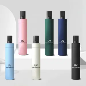 Payung Lipat Anti UV Sinar Matahari dan Hujan Buka Tutup Lipat dengan Desain Minimalis dan Tahan Lama Free Sarung Manual