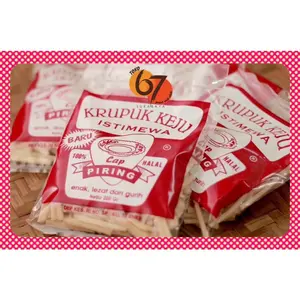 Kerupuk Keju Stick Cap Piring Mentah