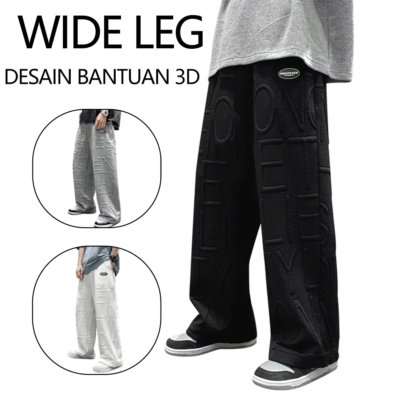baggy pants celana panjang pria celana snsb baggy leg pants celana skena cowok jumbo Celana Panjang Unisex