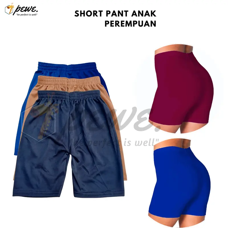 6 Pcs celana boxer anak cewek 9–12 xxl Fashion / Celana Shot Anak Perempuan / celana daleman pendek anak remaja PEWE / 3