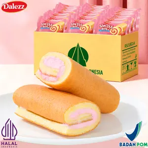 Dalezz Bolu Gulung Isi Krim Rasa Stroberi roti o promo terdekat