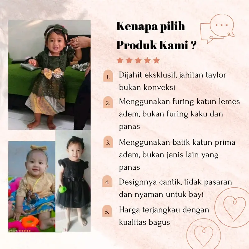 Setelan Baju Fashion Kebaya Anak Perempuan 1 Tahun Baby Blue Biru Langit Motif Rok Katun Coklat Hitam Parsel Bayi Polka 4