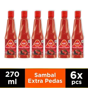 ABC Sambal Extra Pedas 270 ml - Multipack 6 pcs