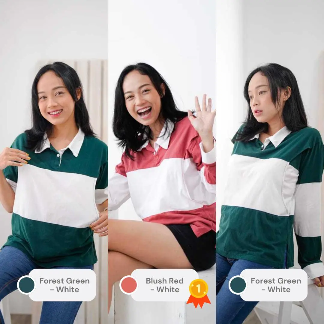 KAOS IBU MENYUSUI RUGBY SHIRT / BAJU MENYUSUI SIMPANSE