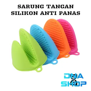 (DNA) Sarung Tangan Silikon Anti Panas / Pegangan Jepit Panci Silikon