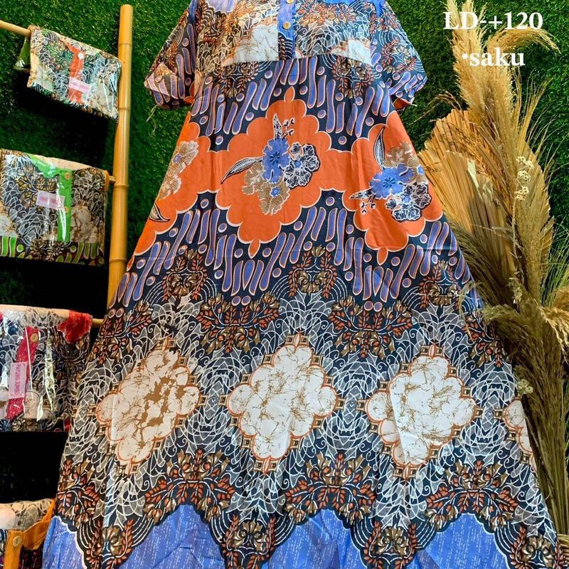 Paket Hemat 4 Pcs Daster Payung Jumbo Ld 120 + BONUS 1 DASTER Bahan Rayon Adem 6