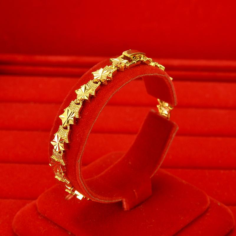 Product Introduction of Copper gold-plated watch chain, Geely bracelet, gold-plated accessories, non fading, non peeling alarm jewelry -24H shipping, free gift jewelry box 14