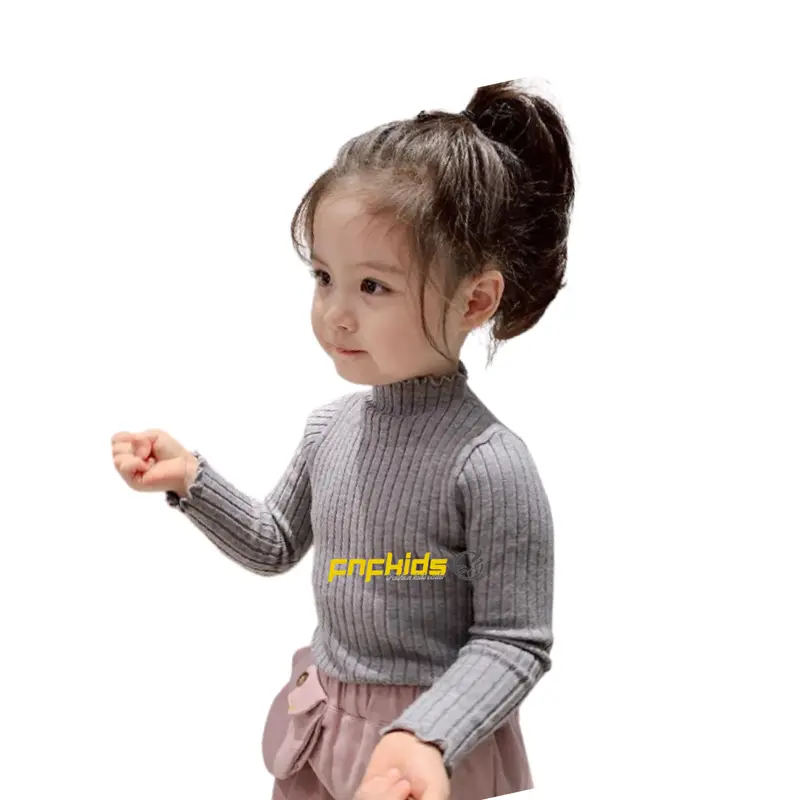 ATASAN RAJUT anak Perempuan polos kriwil Korea Fashion kids 5