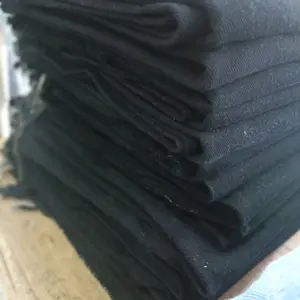KAIN DENIM HITAM NON STRETCH TEBAL TIDAK MELAR JEANS HITAM PEKAT