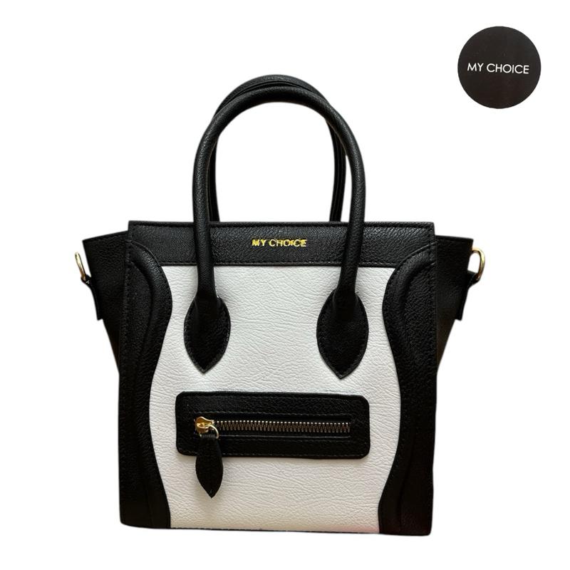 MY CHOICE FACE 19x19x8 CM / Tas Selempang Wanita Terbaru 2025/ Tas Jinjing / Tas Bahu Kulit Hitam 0