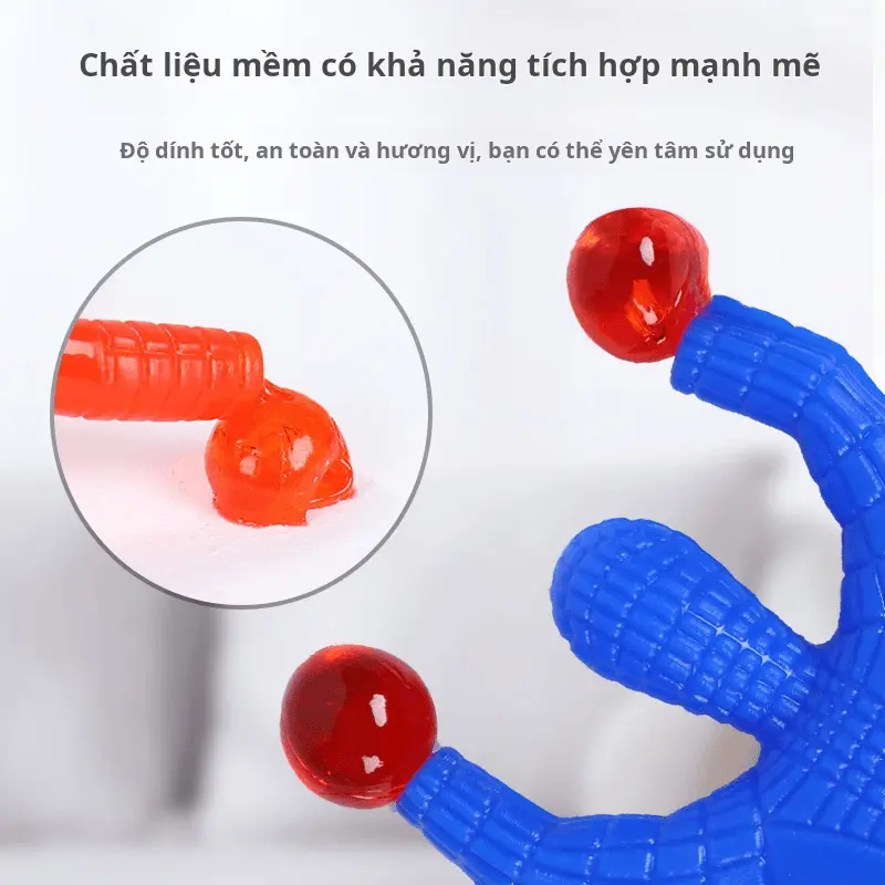 Người leo tường, Người leo tường, Người nhện, Nhỏ dính, Có thể dính vào tường, Lật và somersault, Người nhện, Dụng cụ giải nén vui nhộn cho trẻ em 2