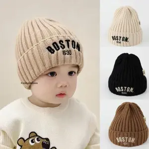 Kupluk Boston uk Bayi - 5 Tahun / Beany Hat Topi Rajut Baby 1 2 3 4 Balita th Import Korea
