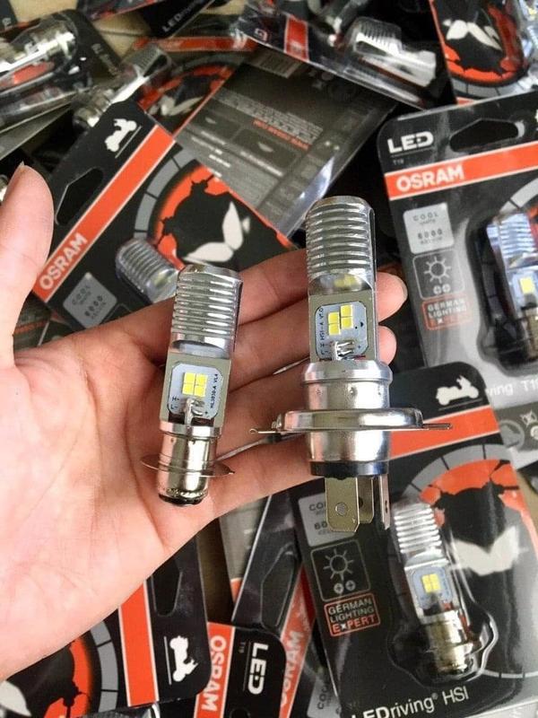 Bóng đèn led 2 chân 3 chân siêu sáng bền đẹp- Phụ Tùng xe máy