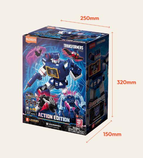 Blokees Transformer Action Edition 03 SOUNDWAVE G1 Version