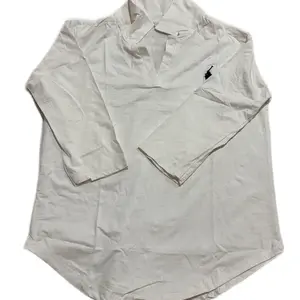 Atasan wanita kerah V lengan panjang Wanita